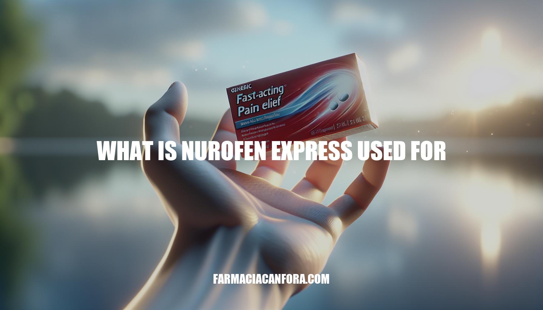 What is Nurofen Express Used For: Fast-Acting Pain Relief Guide