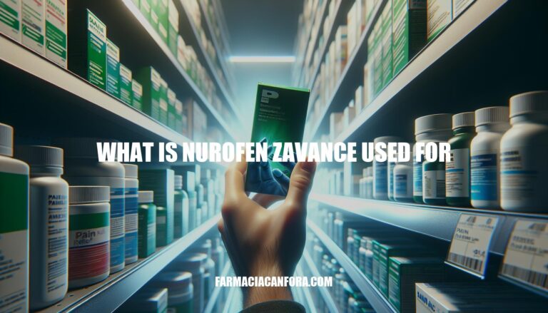 What is Nurofen Zavance Used For: A Comprehensive Guide to Pain Relief
