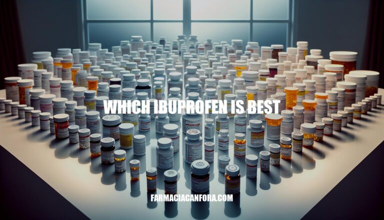 Which Ibuprofen Is Best: A Comparative Guide