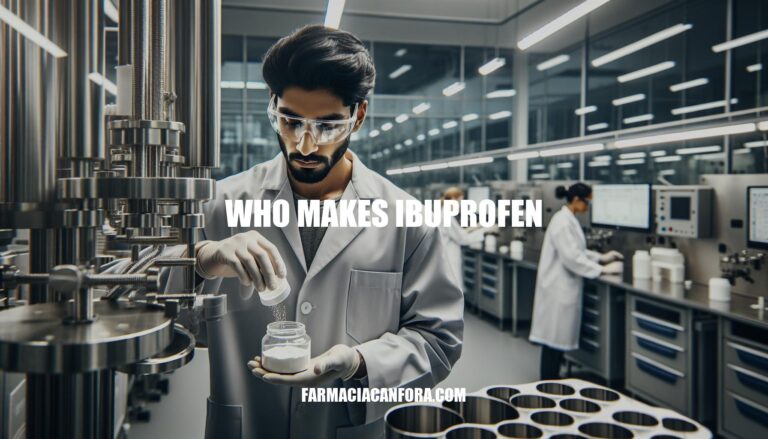 Who Makes Ibuprofen: Key Manufacturers, Production Process, and Future Outlook