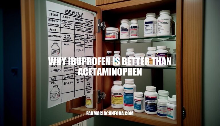 Why Ibuprofen is Better than Acetaminophen: Exploring Pain Relief Options