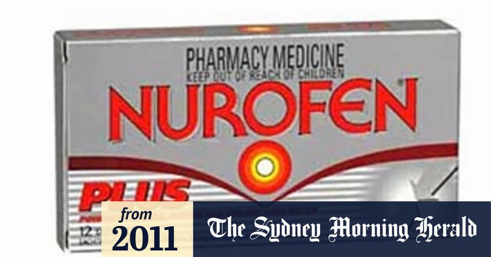 A box of Nurofen Plus, a pharmacy medicine for pain relief.