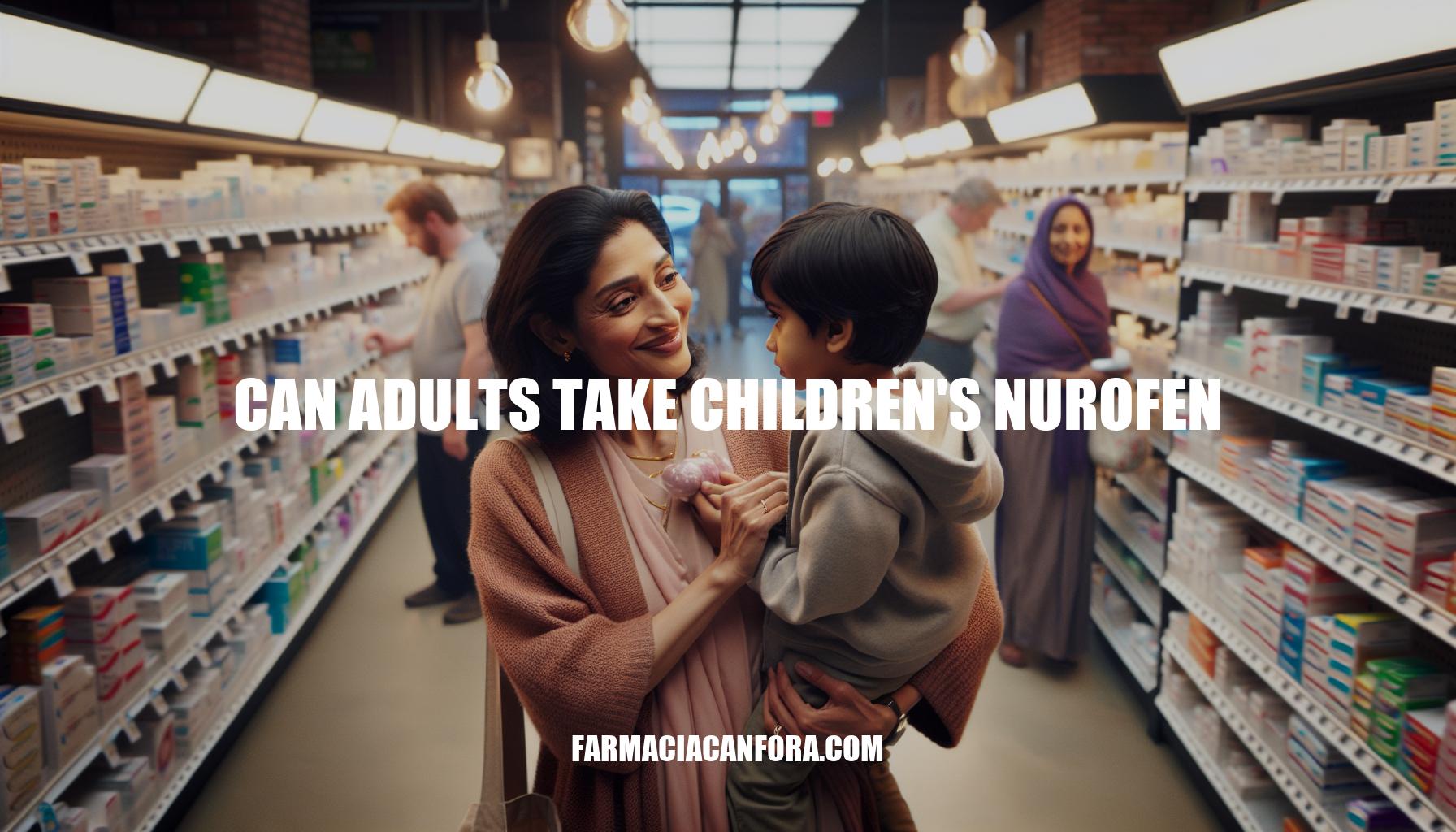 Can Adults Take Children's Nurofen? Exploring Safety and Usage