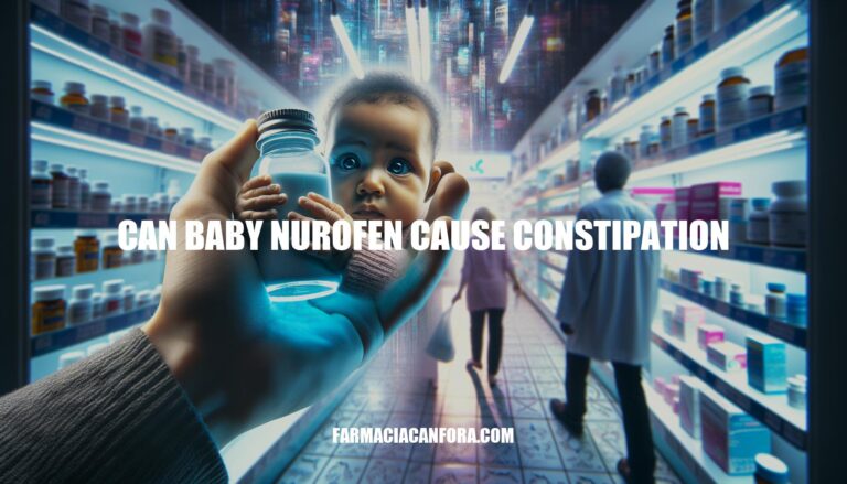 Can Baby Nurofen Cause Constipation: What Parents Need to Know