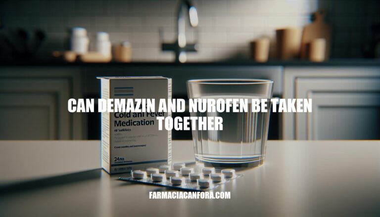 Can Demazin and Nurofen Be Taken Together: A Complete Guide