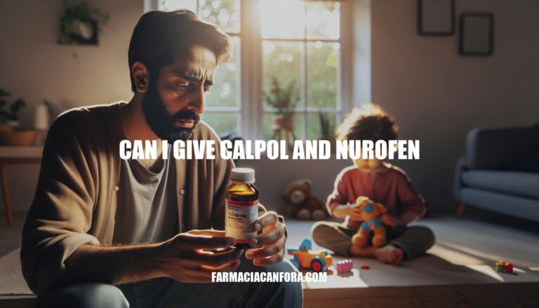 Can I Give Calpol and Nurofen: Safety Guidelines