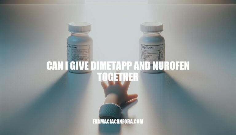 Can I Give Dimetapp and Nurofen Together? Safety and Risks Explained