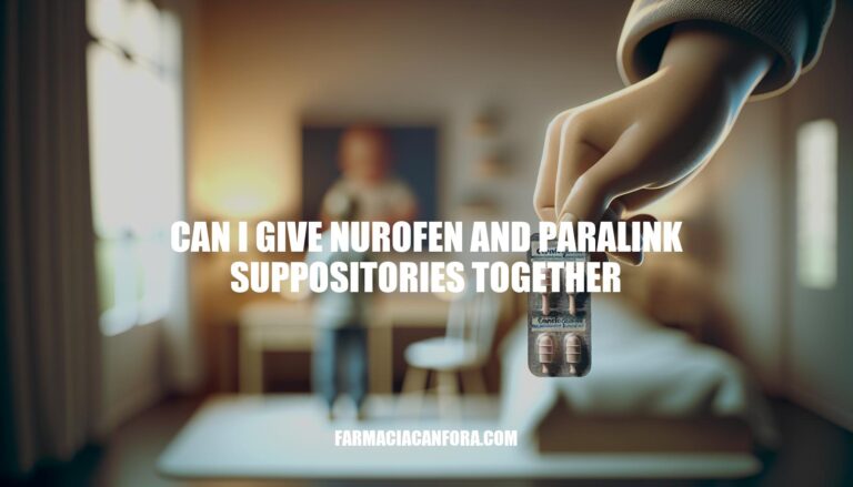 Can I Give Nurofen and Paralink Suppositories Together: Dosage and Safety Considerations