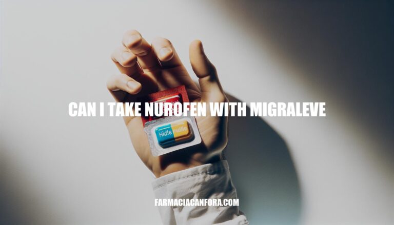 Can I Take Nurofen with Migraleve: Guidelines and Precautions