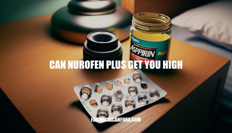Can Nurofen Plus Get You High? Understanding the Risks and Effects