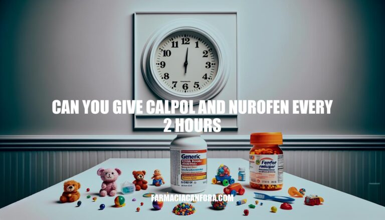 Can You Give Calpol and Nurofen Every 2 Hours: Expert Advice and Guidelines