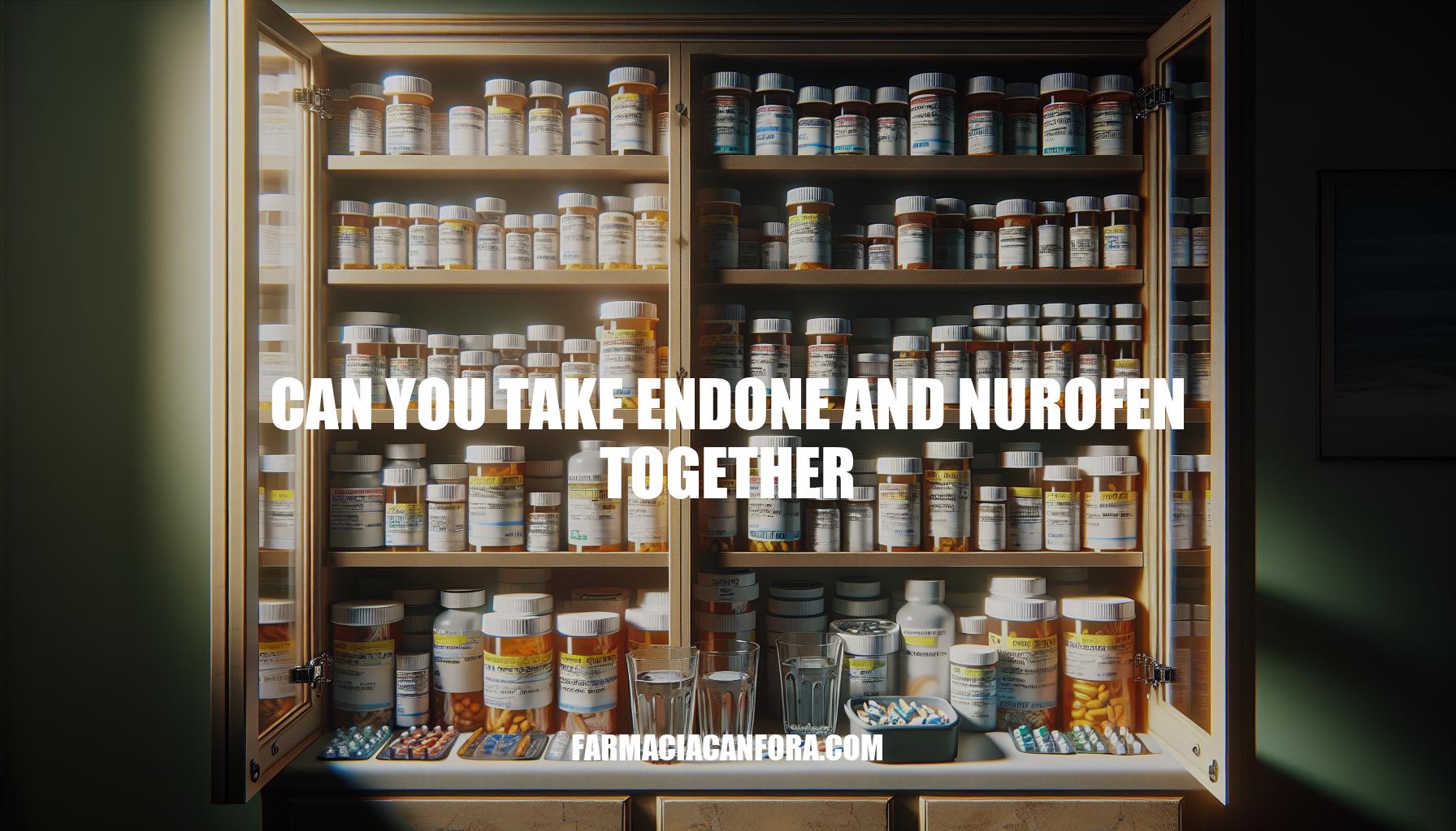 Can You Take Endone and Nurofen Together: Risks, Safety, and Recommendations