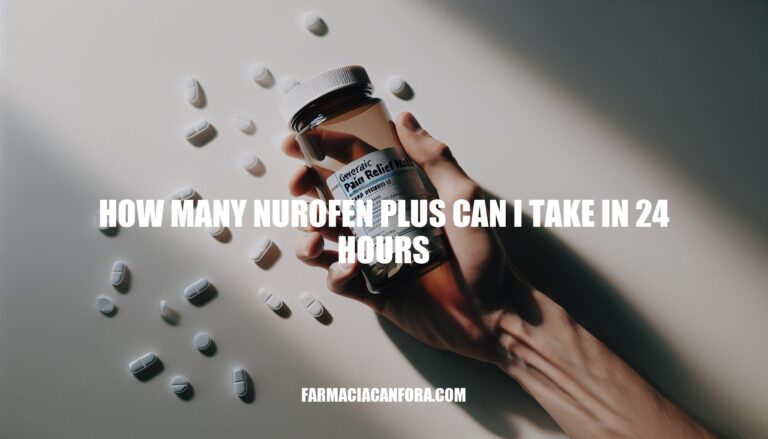 How Many Nurofen Plus Can I Take in 24 Hours: Dosage Guidelines and Safety Precautions