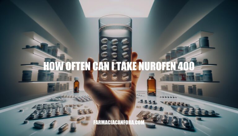 How Often Can I Take Nurofen 400: Dosage Guidelines and Safety Information
