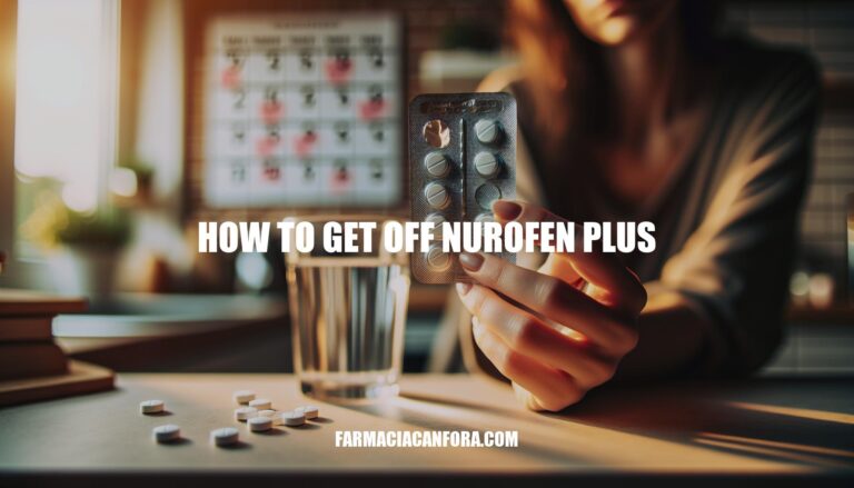 How to Get Off Nurofen Plus: Tapering Strategies and Support for Ending Dependency