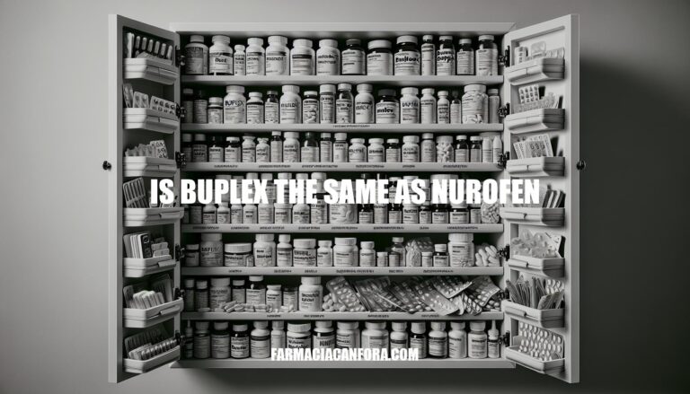 Is Buplex the Same as Nurofen: A Comparative Analysis and Recommendations for Use
