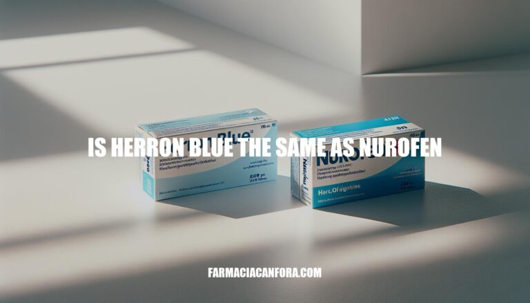Is Herron Blue the Same as Nurofen? Explained