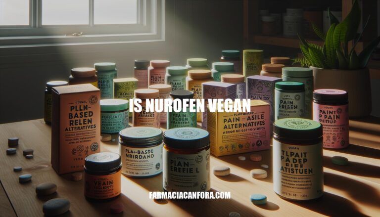 Is Nurofen Vegan: Exploring Pain Relief options for Vegans
