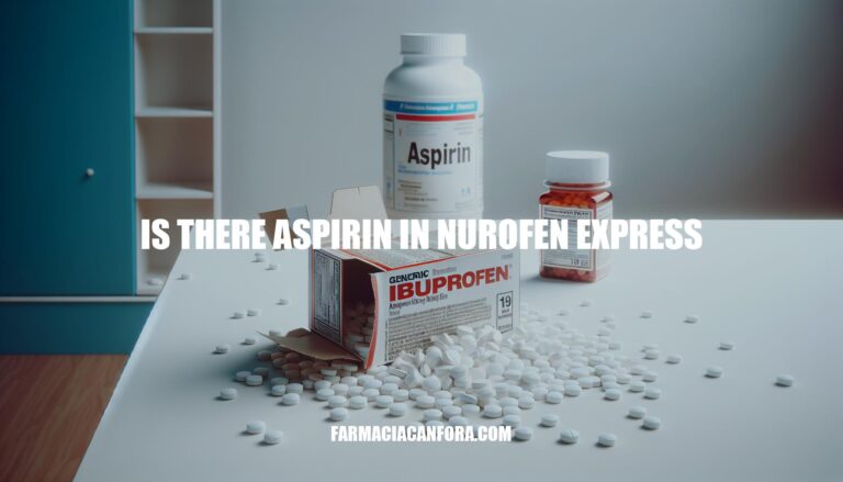 Is There Aspirin in Nurofen Express? Unveiling the Truth about its Active Ingredient