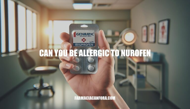 Nurofen Allergies: Can You Be Allergic to Nurofen?