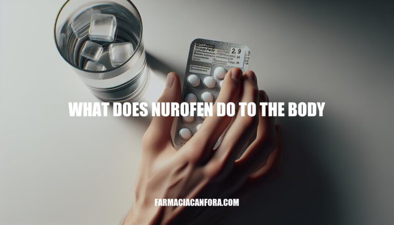 Understanding What Nurofen Does to the Body: Mechanism and Safety