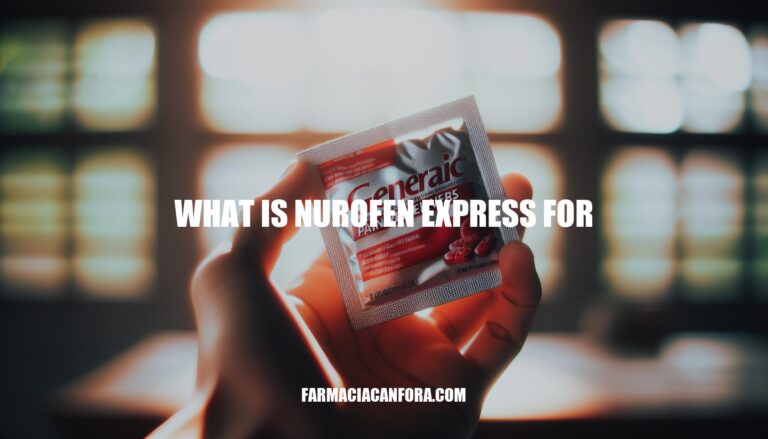 What is Nurofen Express for: Fast Pain Relief and Usage Guidelines