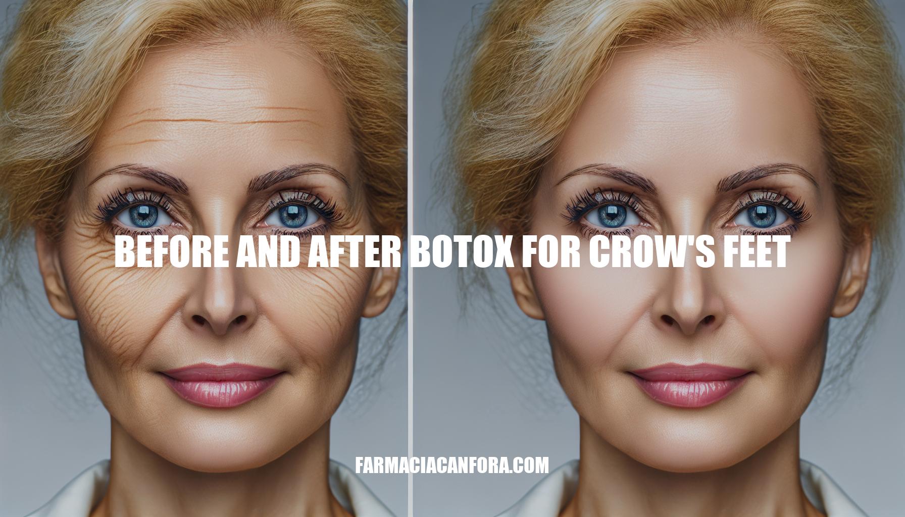 Before and After Botox for Crow's Feet: Transformative Effects