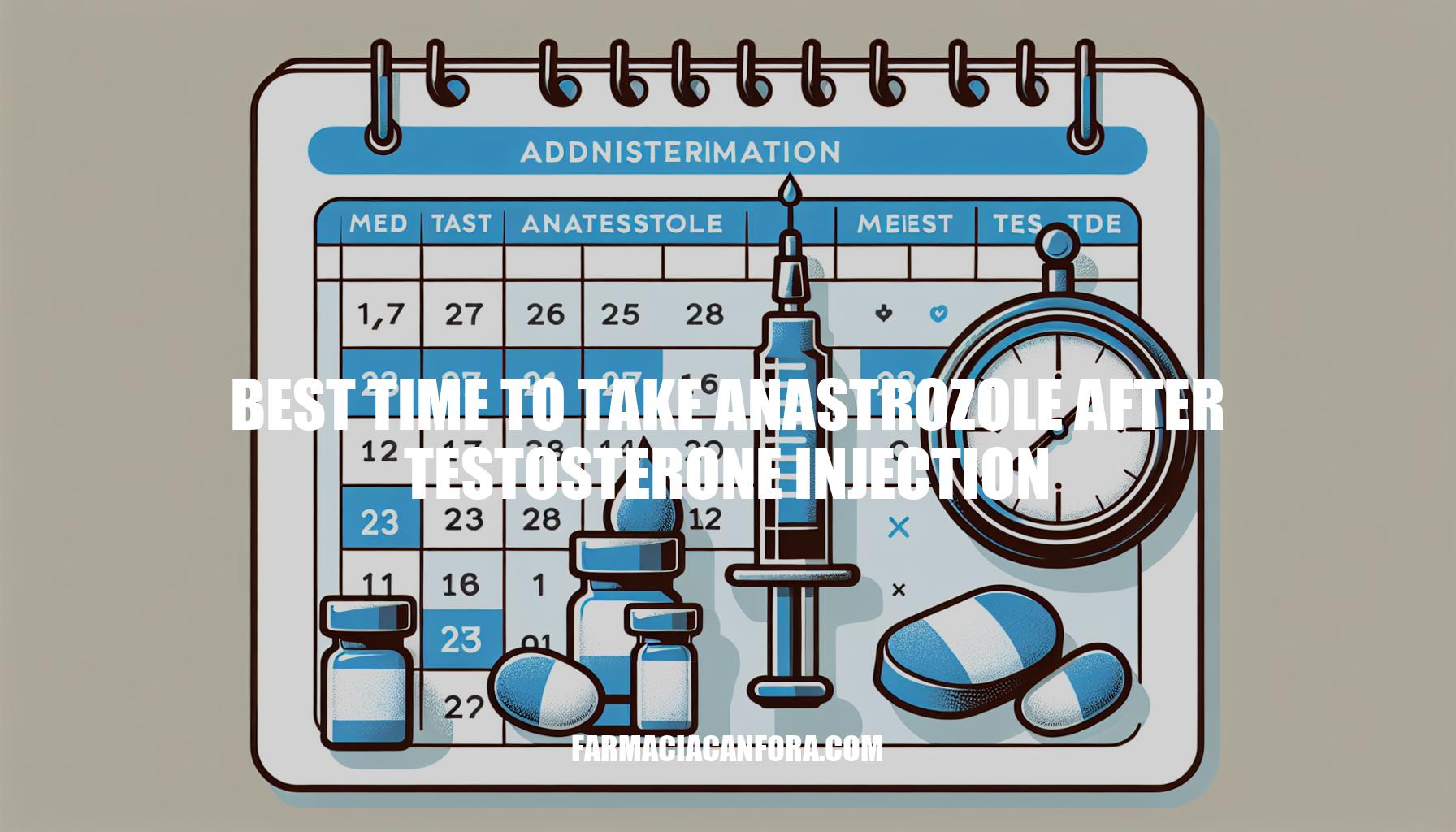 Best Time to Take Anastrozole After Testosterone Injection