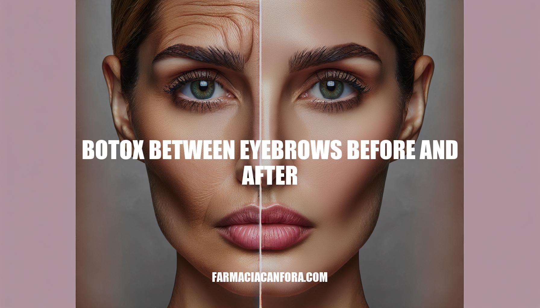 Botox Between Eyebrows Before and After