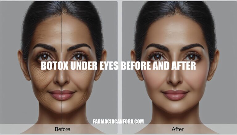 Botox Under Eyes Before and After: A Complete Guide