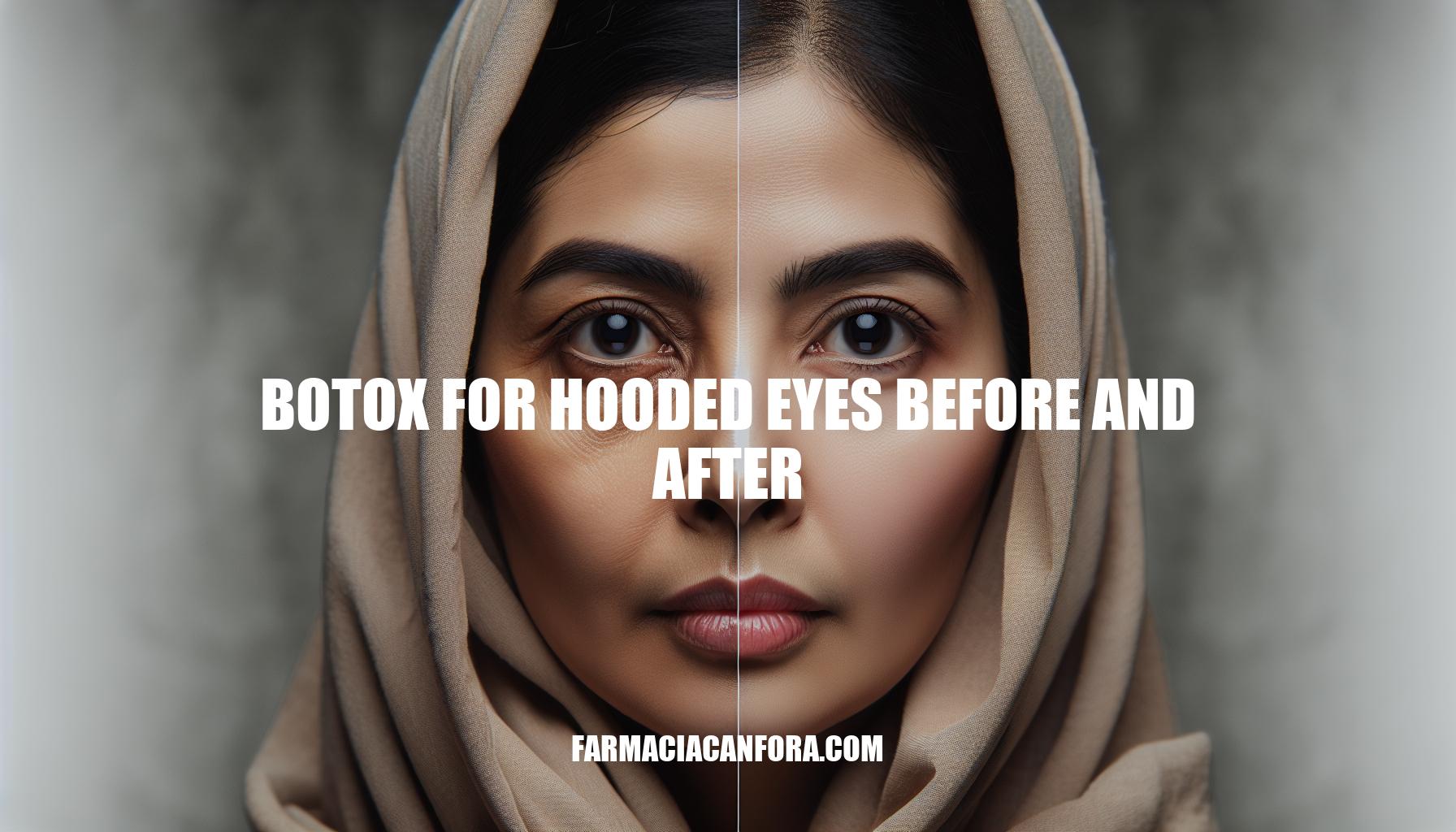 Botox for Hooded Eyes Before and After Guide