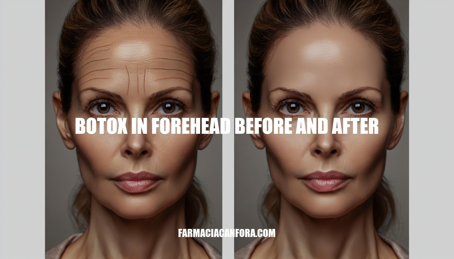 Botox in Forehead Before and After: Transformative Results