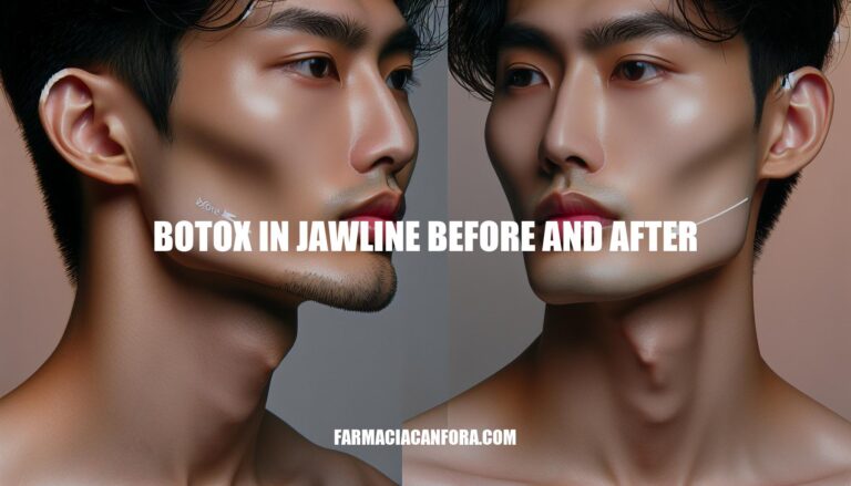 Botox in Jawline Before and After: Transformative Results