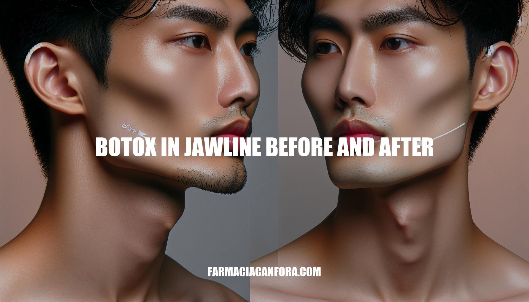 Botox in Jawline Before and After: A Comprehensive Guide