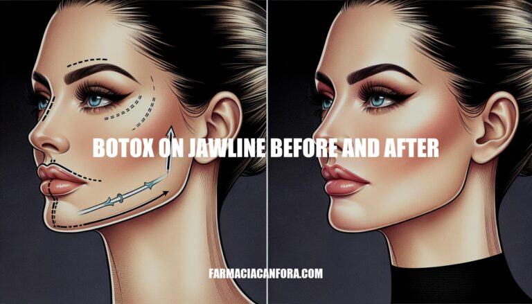 Botox on Jawline Before and After Transformation
