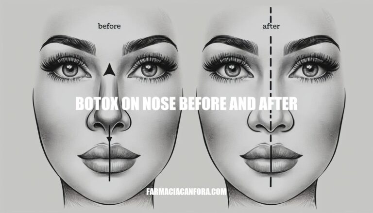 Botox on Nose Before and After Transformations