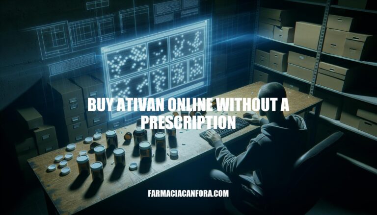 Buy Ativan Online Without a Prescription: Risks and Safety Considerations