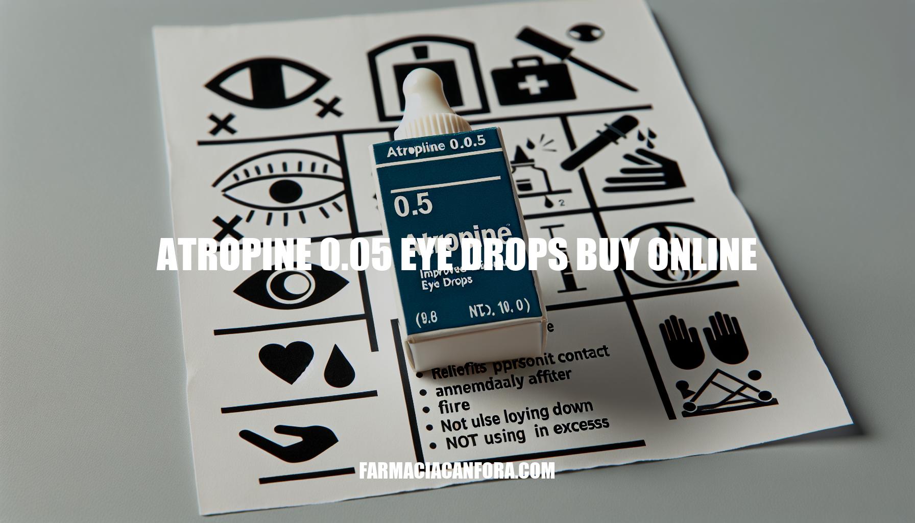 Buy Atropine 0.05 Eye Drops Online: Benefits and Precautions