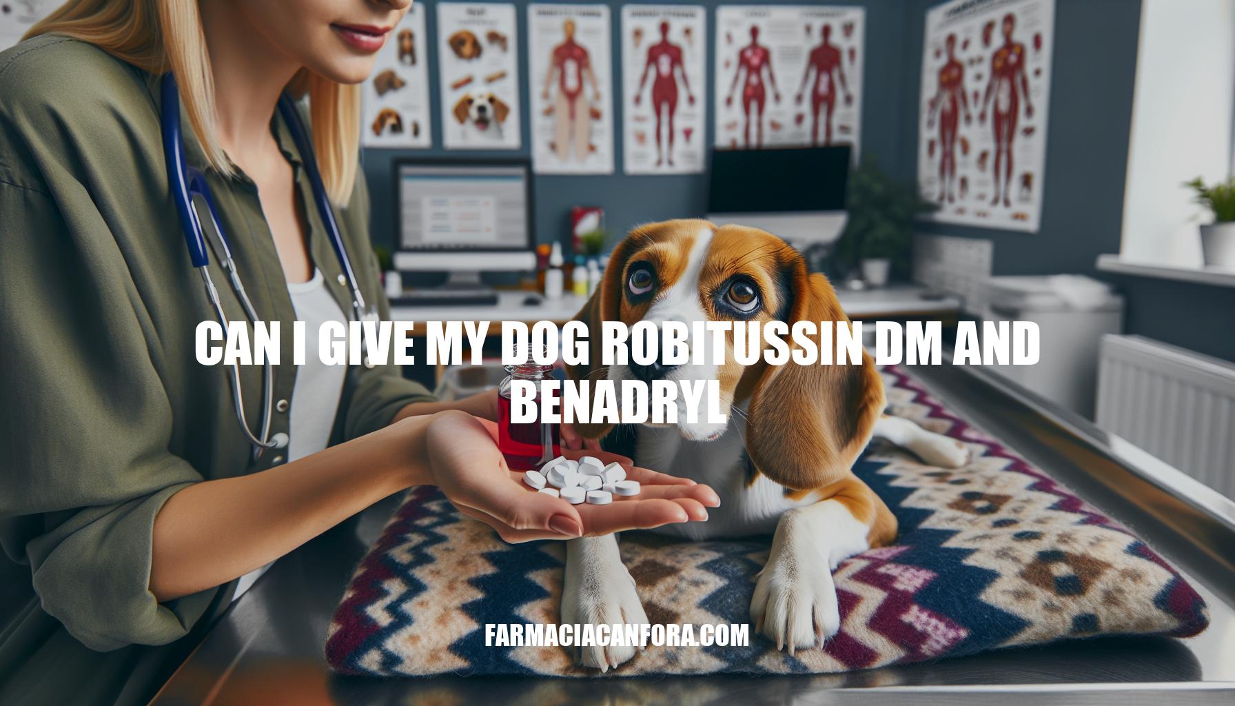 Can I Give My Dog Robitussin DM and Benadryl: Safety Guide