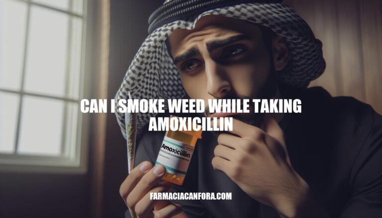 Can I Smoke Weed While Taking Amoxicillin