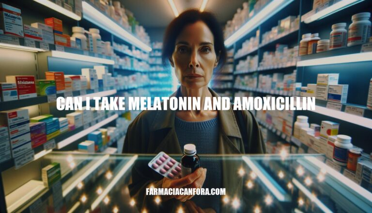 Can I Take Melatonin and Amoxicillin: Exploring potential interactions