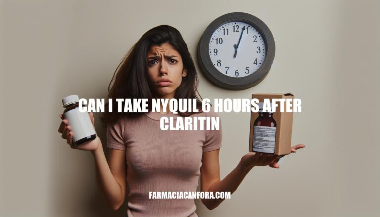 Can I Take Nyquil 6 Hours After Claritin?