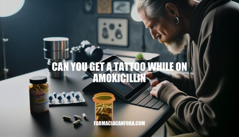 Can You Get a Tattoo While on Amoxicillin: Risks and Considerations