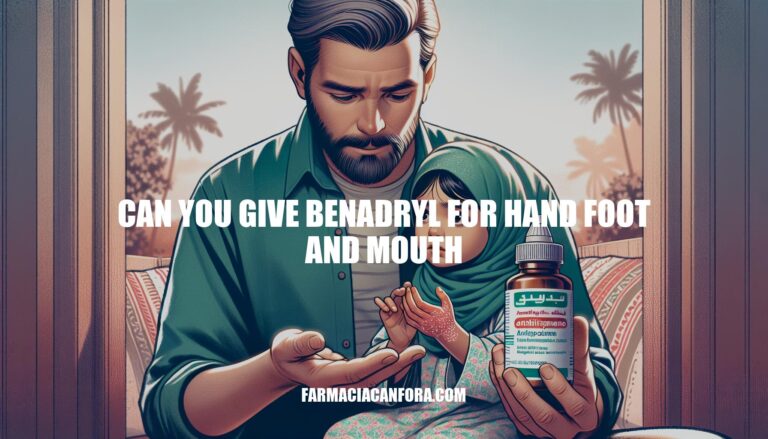 Can You Give Benadryl for Hand Foot and Mouth