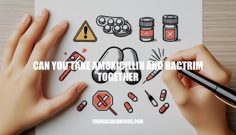 Can You Take Amoxicillin and Bactrim Together: Risks and Precautions