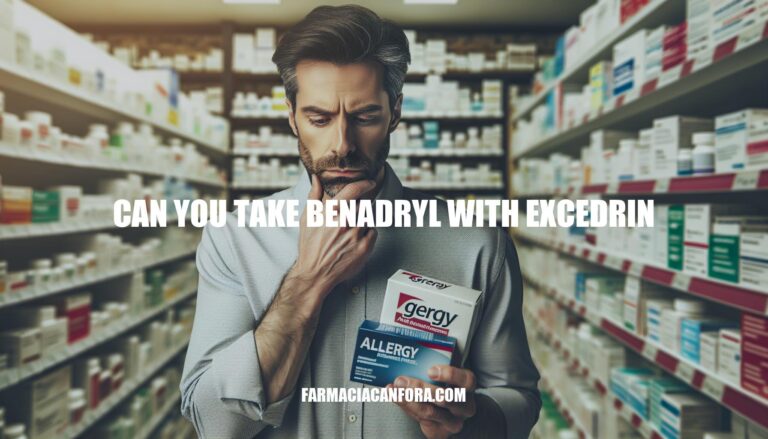 Can You Take Benadryl with Excedrin: Safety Guide