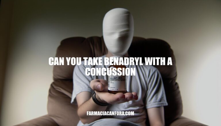 Can You Take Benadryl with a Concussion: Safety Considerations