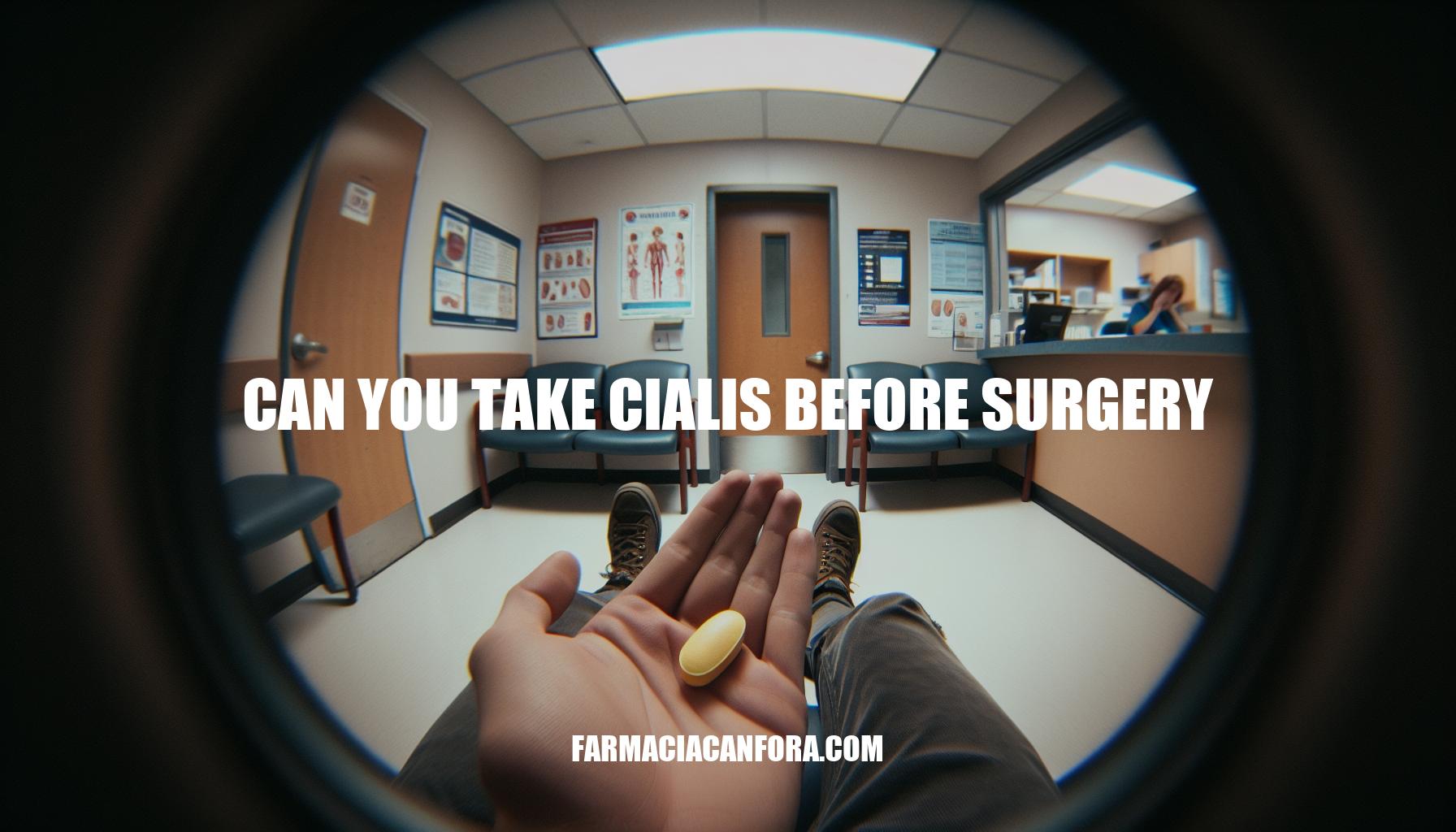 Can You Take Cialis Before Surgery: Benefits and Risks