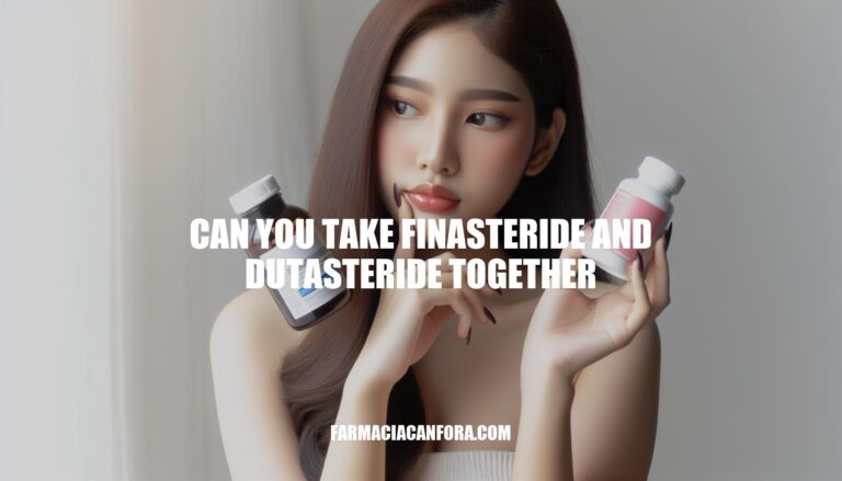 Can You Take Finasteride and Dutasteride Together