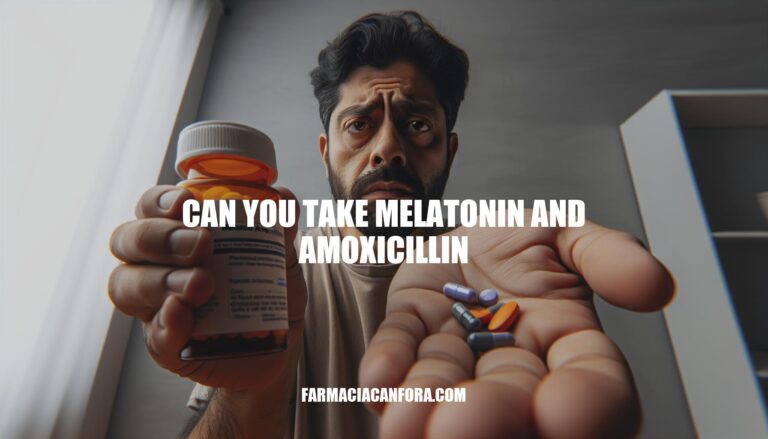 Can You Take Melatonin and Amoxicillin: Safety Considerations
